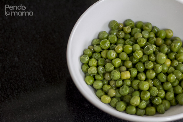 first, cook some peas with salt to taste and set aside, boil/steam